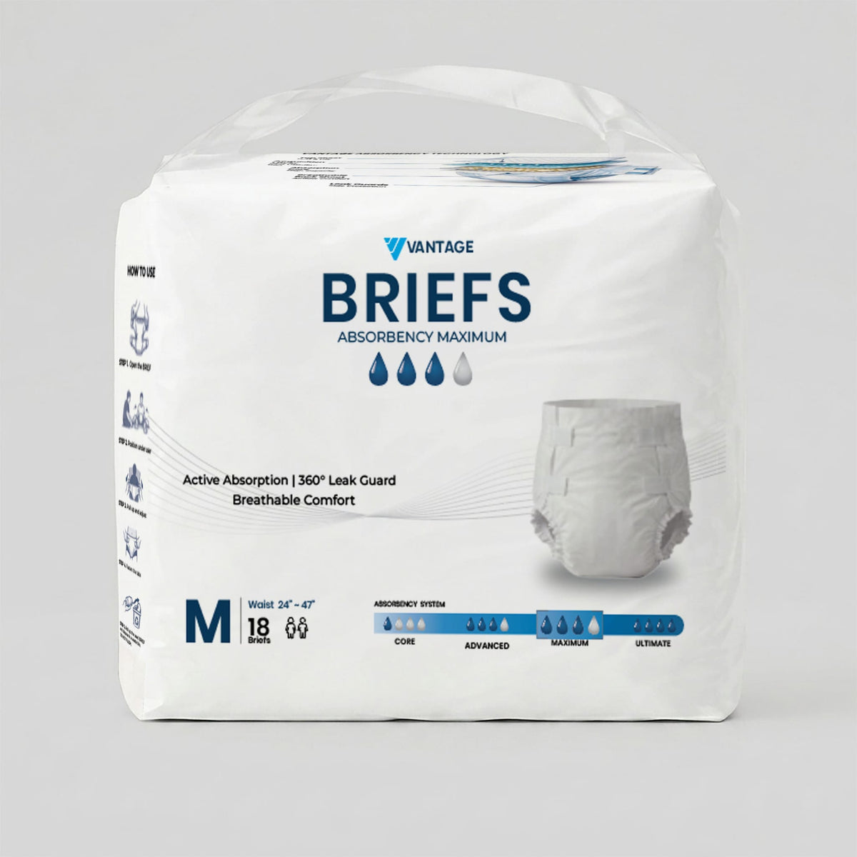 Vantage Adult Briefs