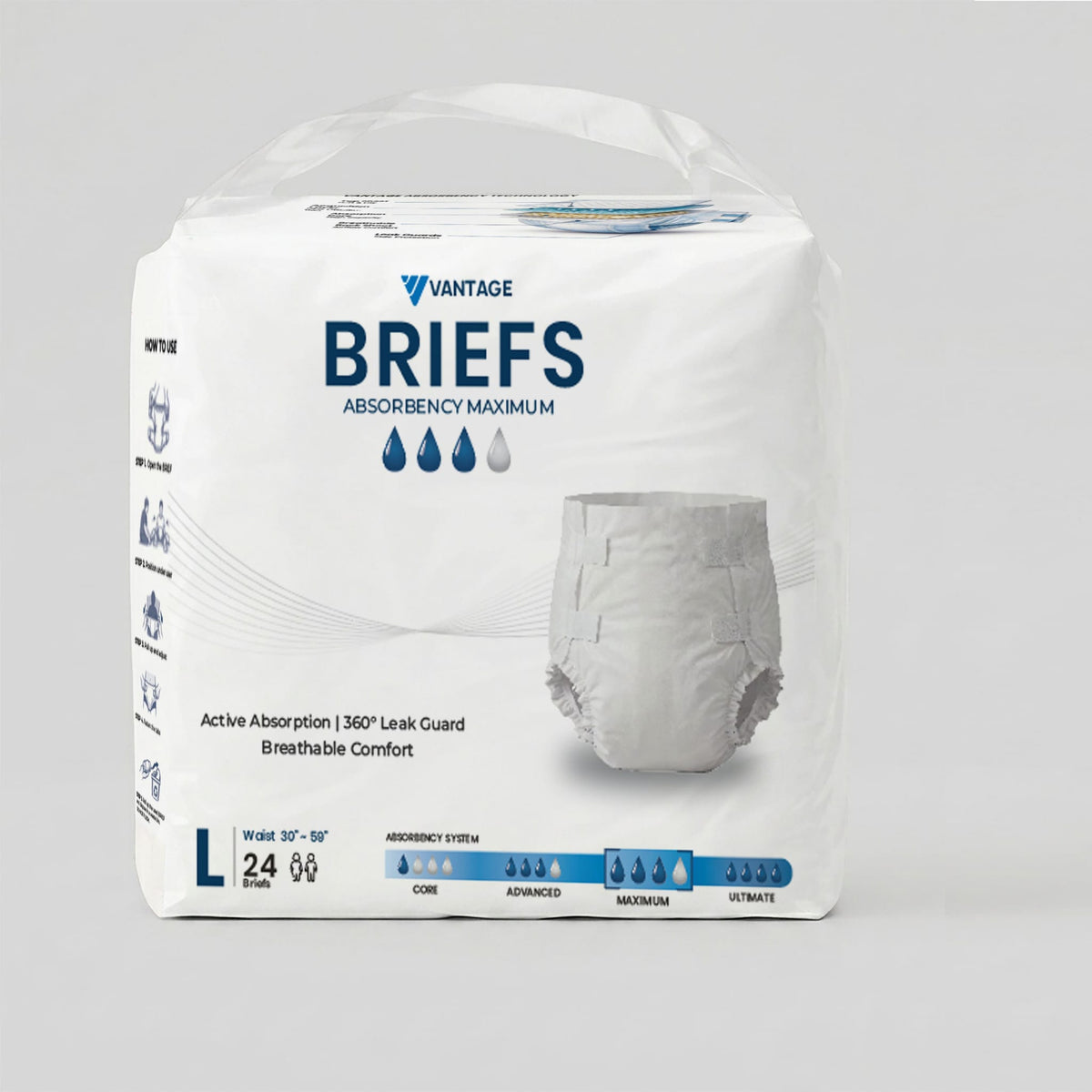 Vantage Adult Briefs