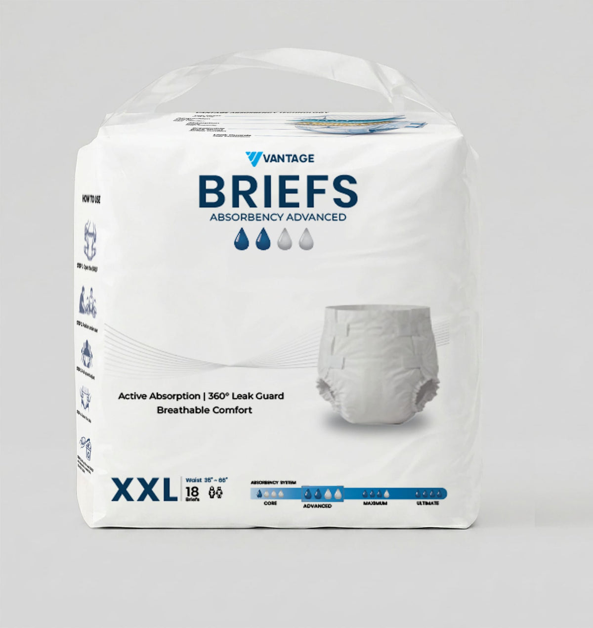 Vantage Adult Briefs